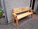 tuinbank met tekst naar keuze herdenkingsbank jubileum ed, Ophalen of Verzenden, Nieuw, Hout