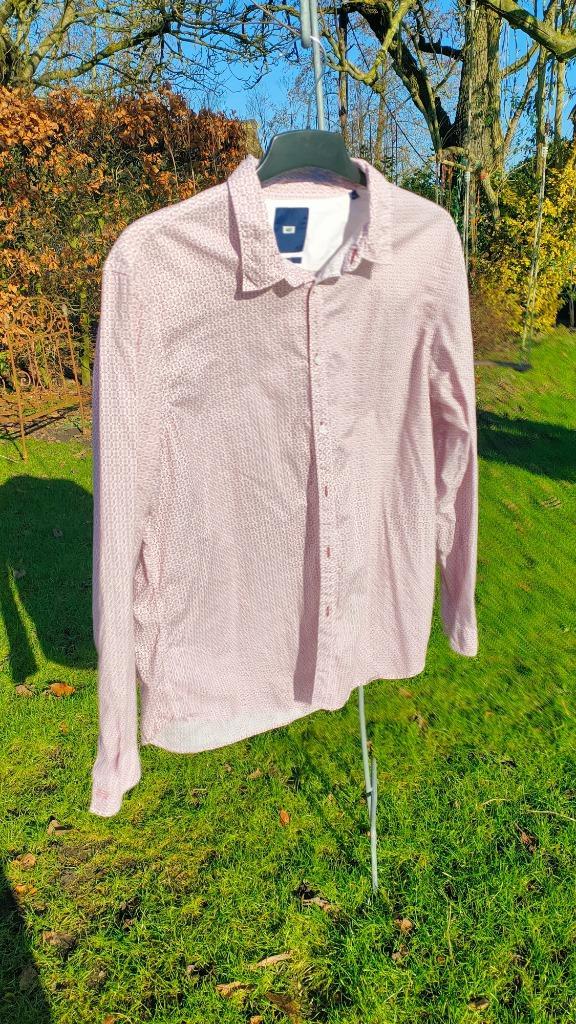 Mooi als nieuw overhemd Slim Fit van WE. Maat XXL. Roze, Kleding | Heren, Overhemden, Zo goed als nieuw, Halswijdte 43/44 (XL)