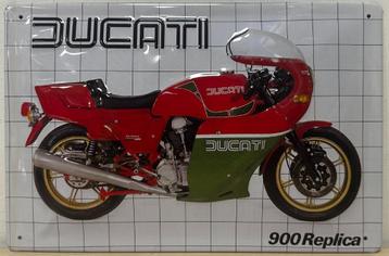 Ducati 900 Replica motor relief reclamebord van metaal deco  beschikbaar voor biedingen