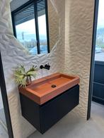 BADMEUBEL SET BETONNEN WASBAK 80X45CM SHOWROOM UITVERKOOP!, Huis en Inrichting, Badkamer | Badkamermeubels, Ophalen, 50 tot 100 cm