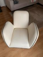 Crème leren fauteuil van Topform - Zeer goede staat., Huis en Inrichting, Fauteuils, Ophalen, Minder dan 75 cm, Leer, Zo goed als nieuw