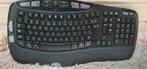 Logitech Wave Ergonomisch Toetsenbord Draadloos, Gebruikt, Logitech, Ophalen of Verzenden, Draadloos
