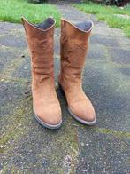 zgan suede laarzen maat 38,5, Hoge laarzen, Bruin, Ophalen of Verzenden, Zo goed als nieuw