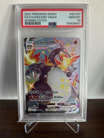 Charizard VMAX #SV107 PSA 10 Shining Fates beschikbaar voor biedingen
