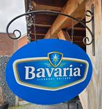 Dubbelzijdig BAVARIA UITHANGBORD (incl. beugel), Ophalen of Verzenden, Nieuw, Reclamebord, Plaat of Schild, Bavaria