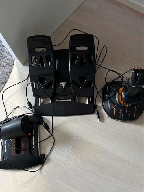 Thrustmaster T.16000M Flight Pack, Computers en Software, Joysticks, Zo goed als nieuw, Ophalen of Verzenden