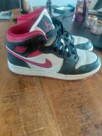 Jordan Air 1 Mid - Maat 39, Zwart, Ophalen of Verzenden, Sneakers of Gympen, Gedragen