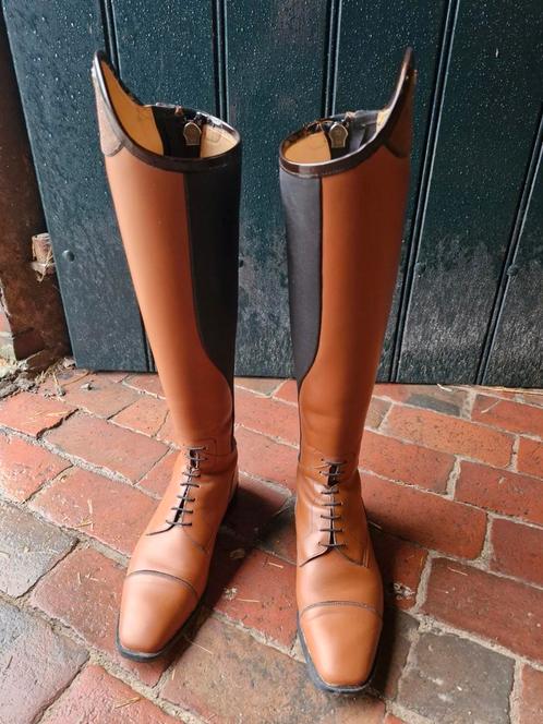 Cognac kleurige laarzen Petrie Riva stardust mt 40, Dieren en Toebehoren, Paardrijkleding, Zo goed als nieuw, Schoeisel, Dressuur