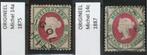 HELGOLAND - HELIGOLAND - Michel 14a & 14c originelen, Ophalen of Verzenden, Overige periodes, Gestempeld