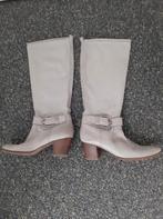 Maripe laarzen beige leer 40, Kleding | Dames, Schoenen, Hoge laarzen, Beige, Ophalen of Verzenden, Zo goed als nieuw