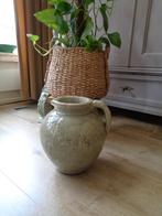Brocante Grote Brynxz Vaas / Kruik ** Mimosa **, Overige kleuren, Aardewerk of Porselein, Ophalen of Verzenden, Zo goed als nieuw