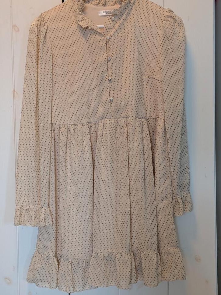 Lief Elenza jurkje met stippen - Maat S, Kleding | Dames, Jurken, Zo goed als nieuw, Maat 36 (S), Overige kleuren, Boven de knie