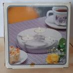 Vintage Marmeren Waxinelichthouder, Overige materialen, Gebruikt, Ophalen of Verzenden, Grijs