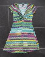 Pescara groen zig-zag jurk, multicolour, maat 38, Maat 38/40 (M), Pescara, Ophalen of Verzenden, Gedragen