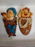 2 x volk van laaf baby muurhanger, Ophalen of Verzenden, Zo goed als nieuw, Beeldje of Poppetje