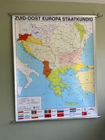 Klassikale kaart Zuid-Oost Europa staatkundig, Boeken, Atlassen en Landkaarten, Ophalen, 2000 tot heden, Europa Overig, Landkaart