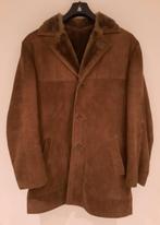 Bruine heren lammycoat 3/4 model, maat L, Ophalen of Verzenden, Gedragen, Maat 52/54 (L), Bruin