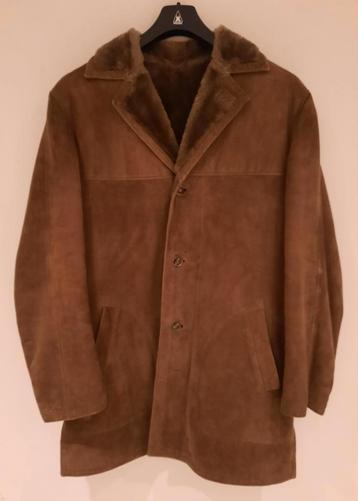Bruine heren lammycoat 3/4 model, maat L beschikbaar voor biedingen
