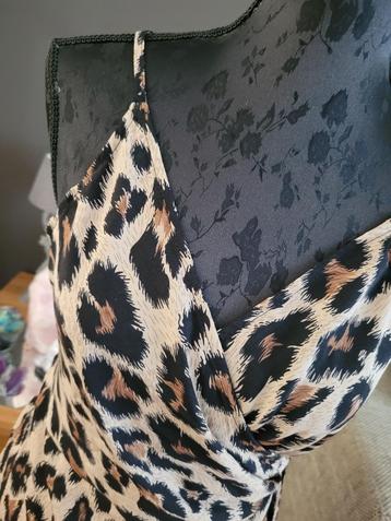 SHEIN wikkel leopard tijger jurk wikkeljurk maat M Nieuw beschikbaar voor biedingen