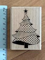 Florileges design kerstboom stempel, Ophalen of Verzenden, Gebruikt, Houten stempel