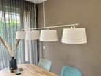 Hanglamp 4 lampenkappen wit, Ophalen, Landelijk, Romantisch, Modern, Zo goed als nieuw, Metaal
