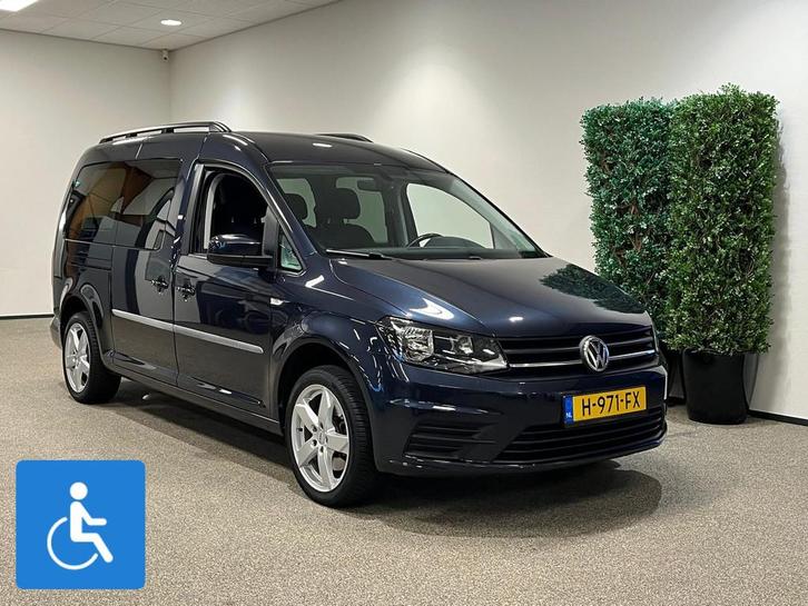 Volkswagen Caddy Maxi Rolstoelauto 5+1, Auto's, Volkswagen, Bedrijf, Te koop, Caddy Maxi, Aangepast voor mindervaliden, Airconditioning