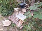 Tuintegels klinkers natuurstenen zit er ook tussen gratis, Tuin en Terras, Tegels en Klinkers, Zo goed als nieuw, Natuursteen