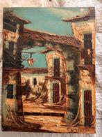 Castello Schilderij - Dorpsgezicht, Ophalen of Verzenden