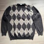 Luigi Borrelli Cashmere Trui Ruitmotief, Kleding | Heren, Truien en Vesten, Ophalen of Verzenden, Zo goed als nieuw, Maat 52/54 (L)