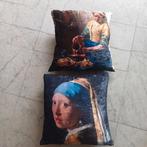 Meisje met de parel en melkmeisje vermeer kussen, Huis en Inrichting, Ophalen of Verzenden, Nieuw
