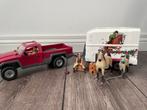 Schleich Truck met Trailer, Ophalen of Verzenden, Gebruikt