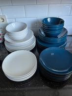 Blauw en wit IKEA servies, Huis en Inrichting, Keuken | Servies, Ophalen, Gebruikt, Effen, Aardewerk