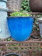 Stenen plantenbak voor buiten, Ophalen, Rond, Zo goed als nieuw, Minder dan 40 cm
