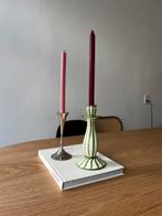 Anna Nina Kandelaar groen beige, Antiek en Kunst, Ophalen of Verzenden, Keramiek of Aardewerk