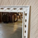 Barok spiegel - houten lijst - wit - 80 x 80 cm -TTM Wonen, Vierkant, Nieuw, Info@ttmwonen.nl, 75 tot 100 cm