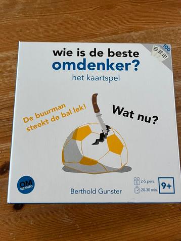 Spel Wie is de beste omdenker? van Berthold Gunster beschikbaar voor biedingen
