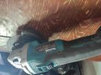 krachtige 18 volt makita haakse slijper op accu, Ophalen, Gebruikt