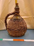 Fles in riet, Ophalen of Verzenden, Zo goed als nieuw