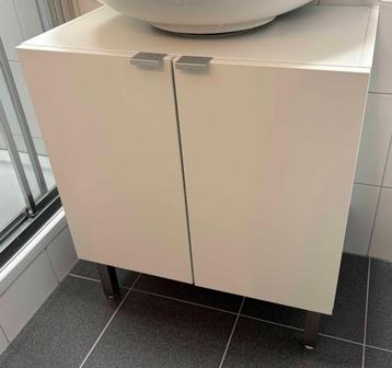 Wit wastafelkast (Ikea Lillången)  beschikbaar voor biedingen