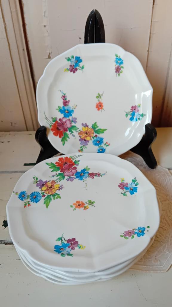 Gebaksbordjes SCM, Antiek en Kunst, Antiek | Servies los, Verzenden