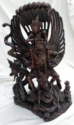 schitterend Indonesisch houten kunstwerk beeld  Vishnu, Ophalen