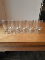 Borrelglaasjes, shotglaasjes op voet 5 stuks., Ophalen of Verzenden, Zo goed als nieuw, Borrel- of Shotglas