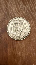 Zilveren Gulden 1957, Ophalen of Verzenden, Zilver