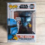 Funko Pop Star Wars The Mandalorian Paz Vizsla, Ophalen of Verzenden, Zo goed als nieuw