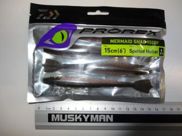 Kunstaas: Daiwa Prorex Mermaid Shad 150DF shads beschikbaar voor biedingen