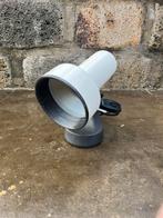 Vintage wit/zwarte Elko metalen lamp/spot, Ophalen of Verzenden