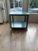 Ikea Tingby bijzettafel grijsblauw 50x50, Ophalen, Zo goed als nieuw, Vierkant