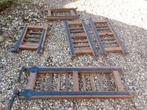 Retro hekwerk met zware (antieke Zweedse) hengen. Totaal 5, Ophalen, Gebruikt, Hout