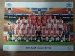 Elftalfoto Ajax seizoen '97/'98, Verzamelen, Verzenden, Zo goed als nieuw, Ajax, Spelerskaart