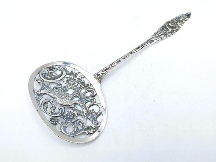 Zilveren kroketschep, H. Hooykaas, 's-Gravenhage, 1936, Antiek en Kunst, Antiek | Goud en Zilver, Zilver, Verzenden